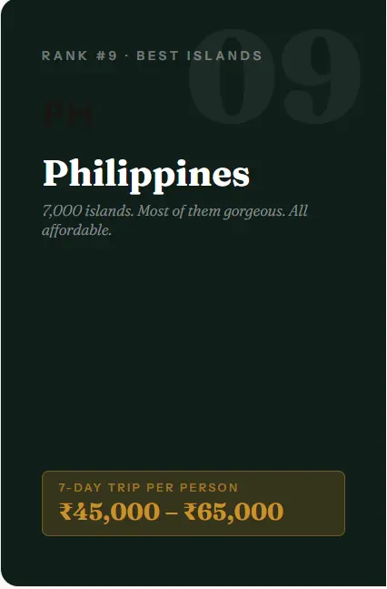 Top 10 Budget-Friendly International Destinations- Phillippines